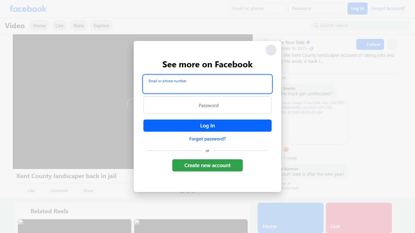 Aron Calton, the Kent County landscaper accused of taking jobs and not finishing the work, is back in the Muskegon County Jail. | 13 On Your Side | Facebook