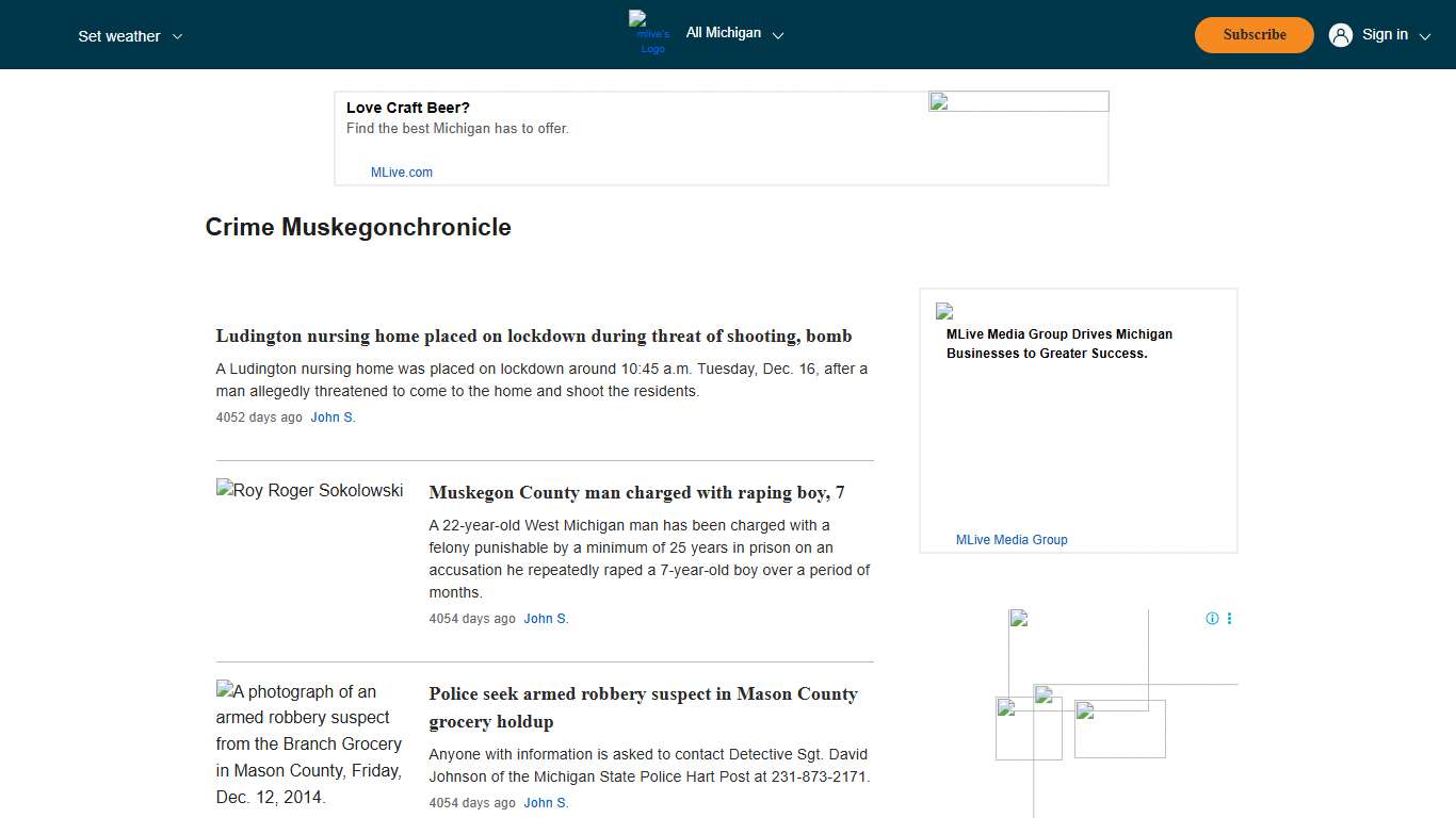 crime muskegonchronicle - mlive.com
